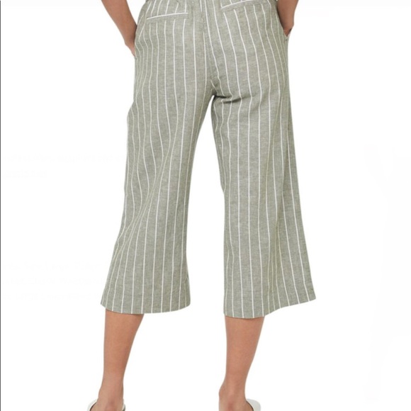 Beach Lunch Lounge Linen Cropped Pants (NWT) - Picture 2 of 8